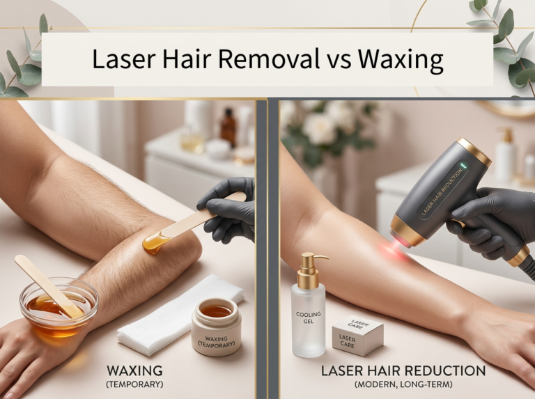 Laser Hair removal vs Waxing