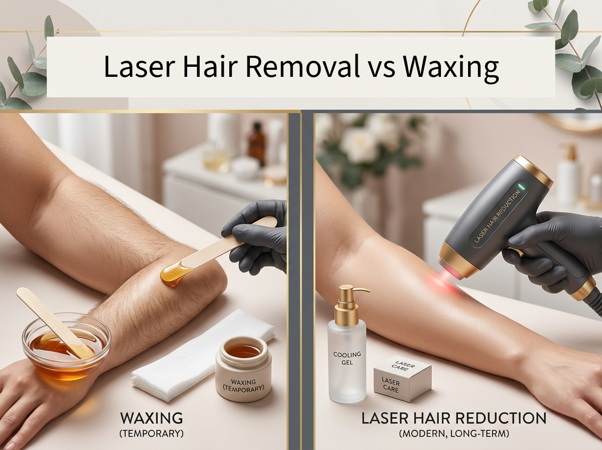 Laser Hair removal vs Waxing
