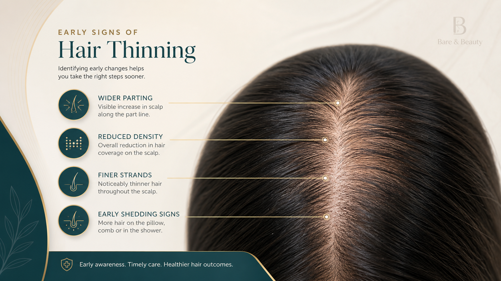 Signs of hair thinning blog cover